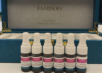 Набор пигмента брови макияжа Фамисоо постоянный для ручных ручки и машин