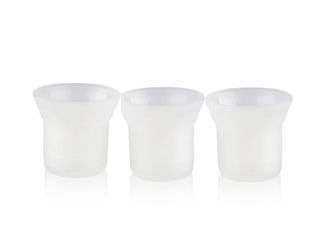Макияж белого цвета пластиковый постоянный оборудует вспомогательную чашку губки пигмента Микробладинг